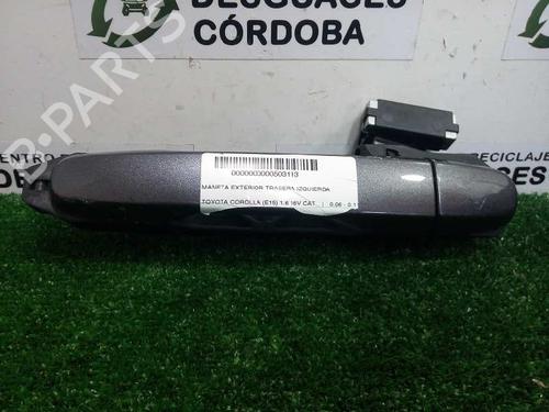 Used Rear left exterior door handle TOYOTA COROLLA Saloon (_E15_) 1.6 Dual VVTi (ZRE141, ZRE151) (124 hp) 5782986