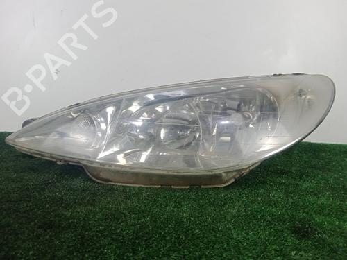 Used Left headlight PEUGEOT 206 Hatchback (2A/C) 1.4 HDi eco 70 (68 hp) 31929407