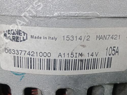 Alternator FORD FOCUS II (DA_, HCP, DP) 1.8 TDCi | BP31929414M7 