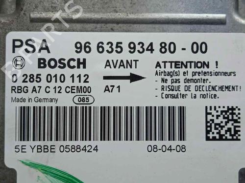ECU airbags PEUGEOT 207 SW (WK_)  | BP16076131M53 