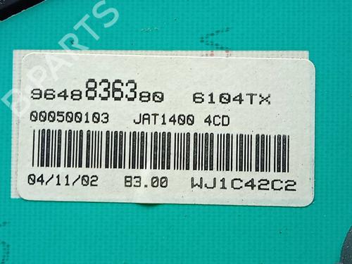 Cockpit PEUGEOT 206 Hatchback (2A/C) 2.0 HDI 90 | BP28578829C47