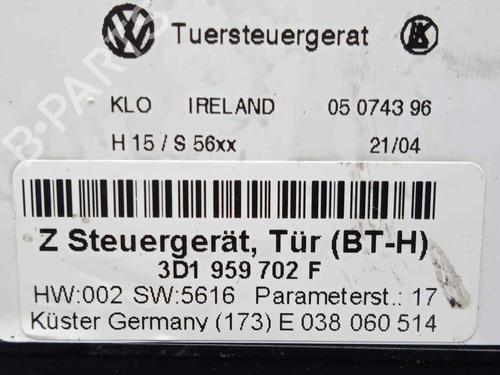 Right front window motor VW PHAETON (3D1, 3D2, 3D3, 3D4, 3D6, 3D7, 3D8, 3D9) 5.0 V10 TDI 4motion | BP10152892E20 