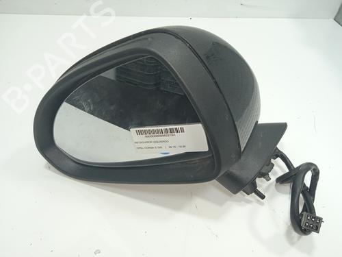 Ryggespeil venstre OPEL CORSA E (X15) 1.4 Turbo (08, 68) (150 hp) 11509180