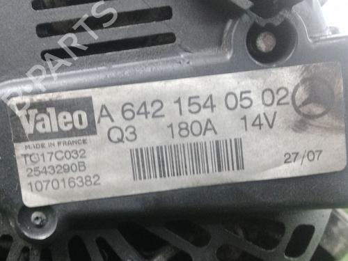 Alternator MERCEDES-BENZ M-CLASS (W164) ML 280 CDI 4-matic (164.120) | BP31928891M7 