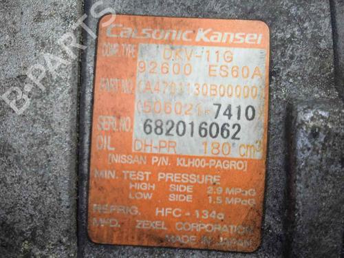 AC compressor NISSAN X-TRAIL I (T30) 2.2 dCi | BP5719210M34 