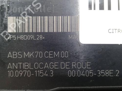 ABS pump CITROËN C2 (JM_) 1.4 HDi | BP32314395M43