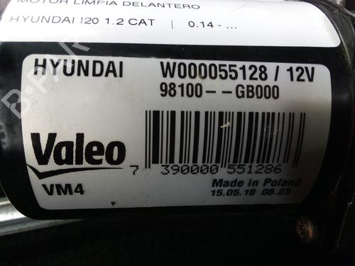 Front wiper motor HYUNDAI i20 II (GB, IB) 1.2 | BP9195715M29 