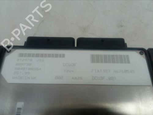 Engine control unit (ECU) FIAT PUNTO (188_) 1.9 DS 60 (188.031, .051, .231, .251) | BP8100822M57 