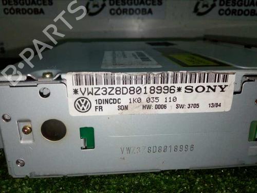 Radio VW GOLF V (1K1) 2.0 TDI 16V | BP7639157E6 