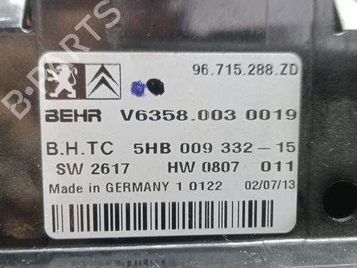 Climate control CITROËN C5 III (RD_) 2.0 HDi 165 (RDRHHA, RDRHH8) | BP38560392I5 - Image 8