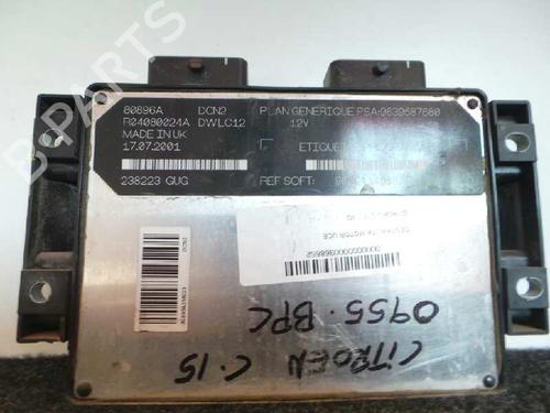 Used Engine control unit (ECU) CITROËN C15 Box Body/MPV (VD_) [1984-2006]  12214704