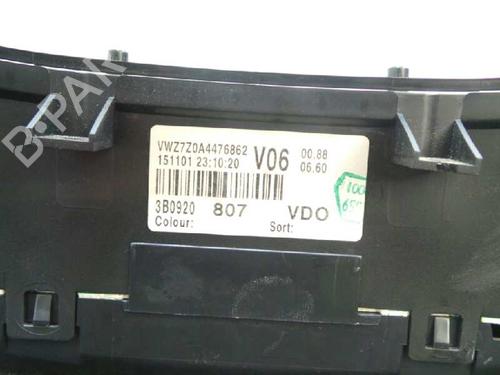 Instrument cluster VW PASSAT B5.5 (3B3) 1.8 T 20V | BP5781386C47 