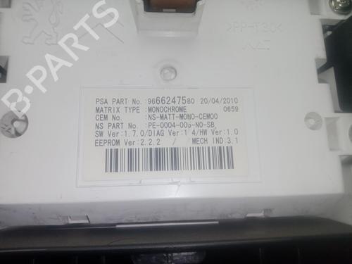 Instrument cluster PEUGEOT 3008 I MPV (0U_) 2.0 HDi 150 / BlueHDi 150 | BP32346612C47
