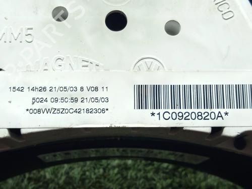 Instrument cluster VW NEW BEETLE (9C1, 1C1) 1.9 TDI | BP30298479C47