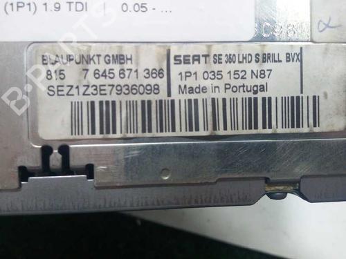 Radio SEAT LEON (1P1) 1.9 TDI | BP7639115E6 