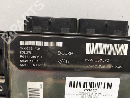 Engine control unit (ECU) RENAULT KANGOO (KC0/1_) D 65 1.9 (KC0E, KC02, KC0J, KC0N) | BP36552644M57 - Image 3