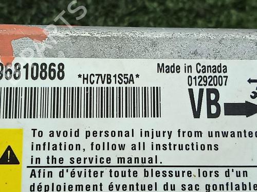Airbag styreenhed CHEVROLET CAPTIVA (C100, C140) 2.0 D 4WD | BP29607939M53 