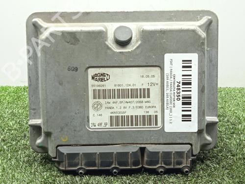 Used Engine control unit (ECU) FIAT PANDA (169_) 1.2 (169.AXB11, 169.AXB1A) (60 hp) 31188339