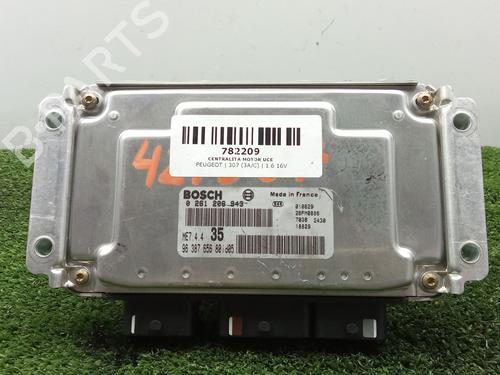 Engine control unit (ECU) PEUGEOT 307 (3A/C) 1.6 16V | BP40038351M57 - Image 2