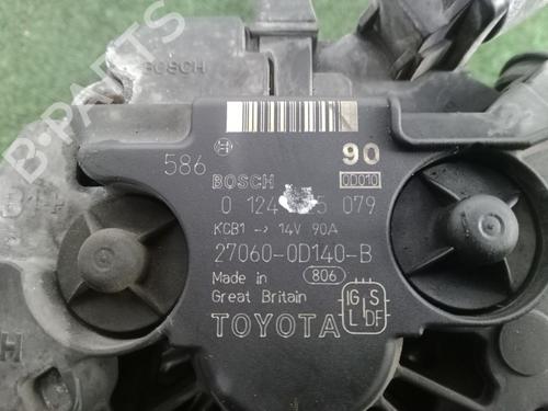 Alternator TOYOTA AVENSIS (_T25_) 1.8 VVT-i (ZZT251_, ZZT251R) | BP30930490M7