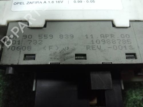 Climate control OPEL ZAFIRA A MPV (T98) 1.6 16V (F75) | BP5700725I5 