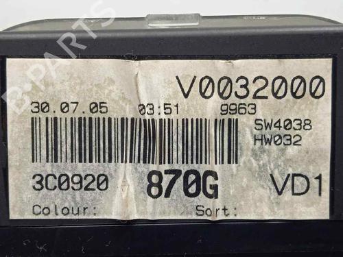 Instrument cluster VW PASSAT B6 (3C2) 2.0 TDI 16V | BP16302107C47 