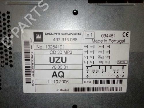 Radio OPEL CORSA D (S07) 1.3 CDTI (L08, L68) | BP6104936E6 