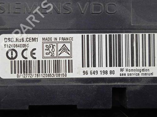 Electronic module CITROËN C5 III (RD_) 1.6 HDi 110 (RD9HZC) | BP13570617M83 
