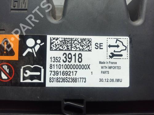 ECU airbags OPEL ASTRA K (B16) 1.4 Turbo (68) | BP30122738M53