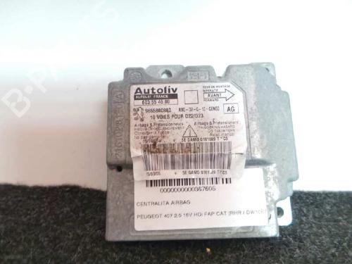 ECU airbags PEUGEOT 407 (6D_) 2.0 HDi 135 (6DRHRH, 6DRHRE, 6DRHRG, 6DRHRJ) | BP5726129M53 