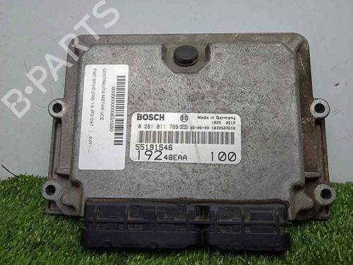 Used Engine control unit (ECU) FIAT STILO (192_) 1.9 D Multijet (100 hp) 15196594