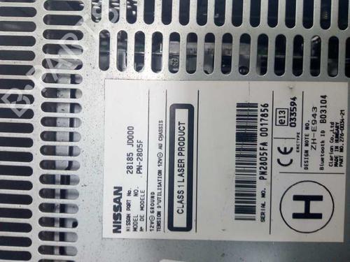 Radio NISSAN QASHQAI / QASHQAI +2 I (J10, NJ10, JJ10E)  | BP7639118E6 