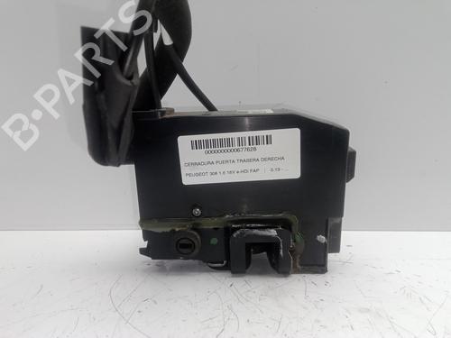 Used Rear right lock PEUGEOT 308 I (4A_, 4C_) [2007-2016]  17052985