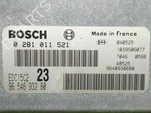 Engine control unit (ECU) CITROËN XSARA PICASSO (N68) 2.0 HDi | BP11293882M57 