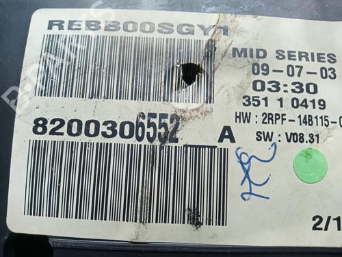 Instrument cluster RENAULT MEGANE II (BM0/1_, CM0/1_) 1.9 dCi (BM0G, CM0G) | BP15517930C47 