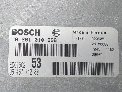 Engine control unit (ECU) CITROËN XSARA PICASSO (N68) 2.0 HDi | BP11860879M57 