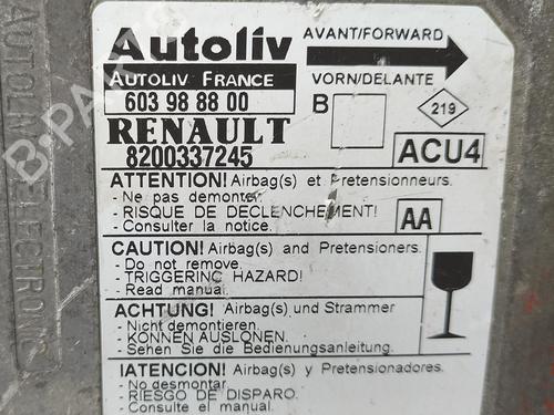 ECU airbags RENAULT MEGANE II (BM0/1_, CM0/1_) 1.5 dCi (BM1E, CM1E) | BP11758965M53 