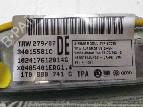 Left curtain airbag VW TOURAN (1T1, 1T2)  | BP16292904C11 