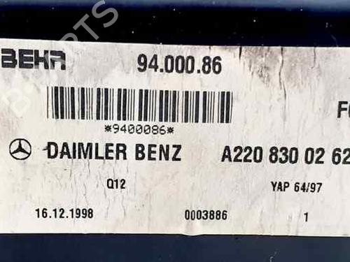 Heater matrix box MERCEDES-BENZ S-CLASS (W220)  | BP13963745M61 