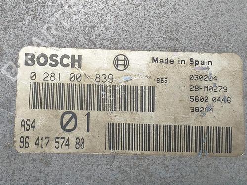 Engine control unit (ECU) CITROËN SAXO (S0, S1) 1.5 D | BP11860825M57 