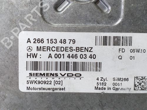Engine control unit (ECU) MERCEDES-BENZ A-CLASS (W169) A 160 (169.031, 169.331) | BP12981256M57 