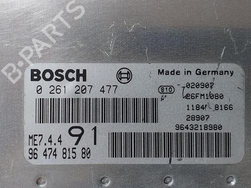Engine control unit (ECU) PEUGEOT 206 Hatchback (2A/C) 1.6 16V | BP12263588M57 