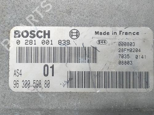 Engine control unit (ECU) CITROËN SAXO (S0, S1) 1.5 D | BP12950238M57 