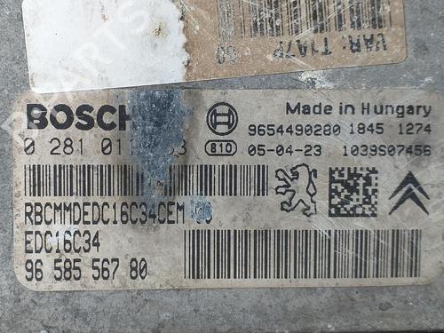 Engine control unit (ECU) PEUGEOT 206 Hatchback (2A/C)  | BP12301173M57 