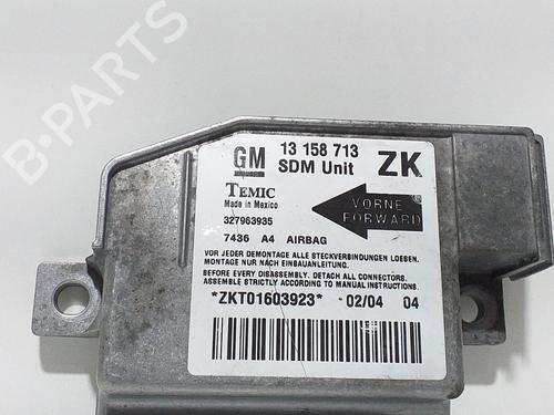 Kollisjonspute styreenhet OPEL MERIVA A MPV (X03) 1.7 CDTI (E75) | BP9219019M53 