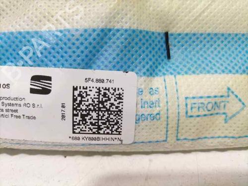 Left curtain airbag SEAT LEON (5F1) 1.6 TDI | BP17140371C11 