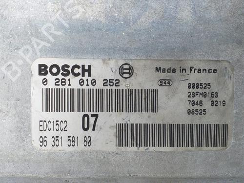 Engine control unit (ECU) PEUGEOT 406 (8B) 2.0 HDI 90 | BP12980711M57 