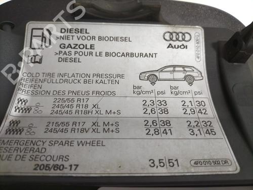 Klapa wlewu paliwa AUDI A6 Allroad C6 (4FH) 3.0 TDI quattro | BP16254443C131 