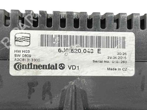 Commande Chauffage SEAT IBIZA IV (6J5, 6P1) [2008-2017]  31682815