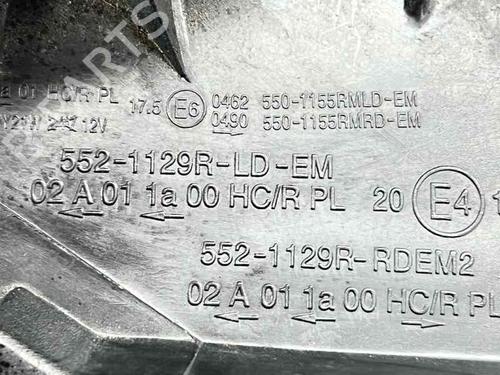 Used Right headlight Right headlight PEUGEOT PARTNER Tepee 1.6 HDi 75 (16V) (75 hp) 31869636 31869636